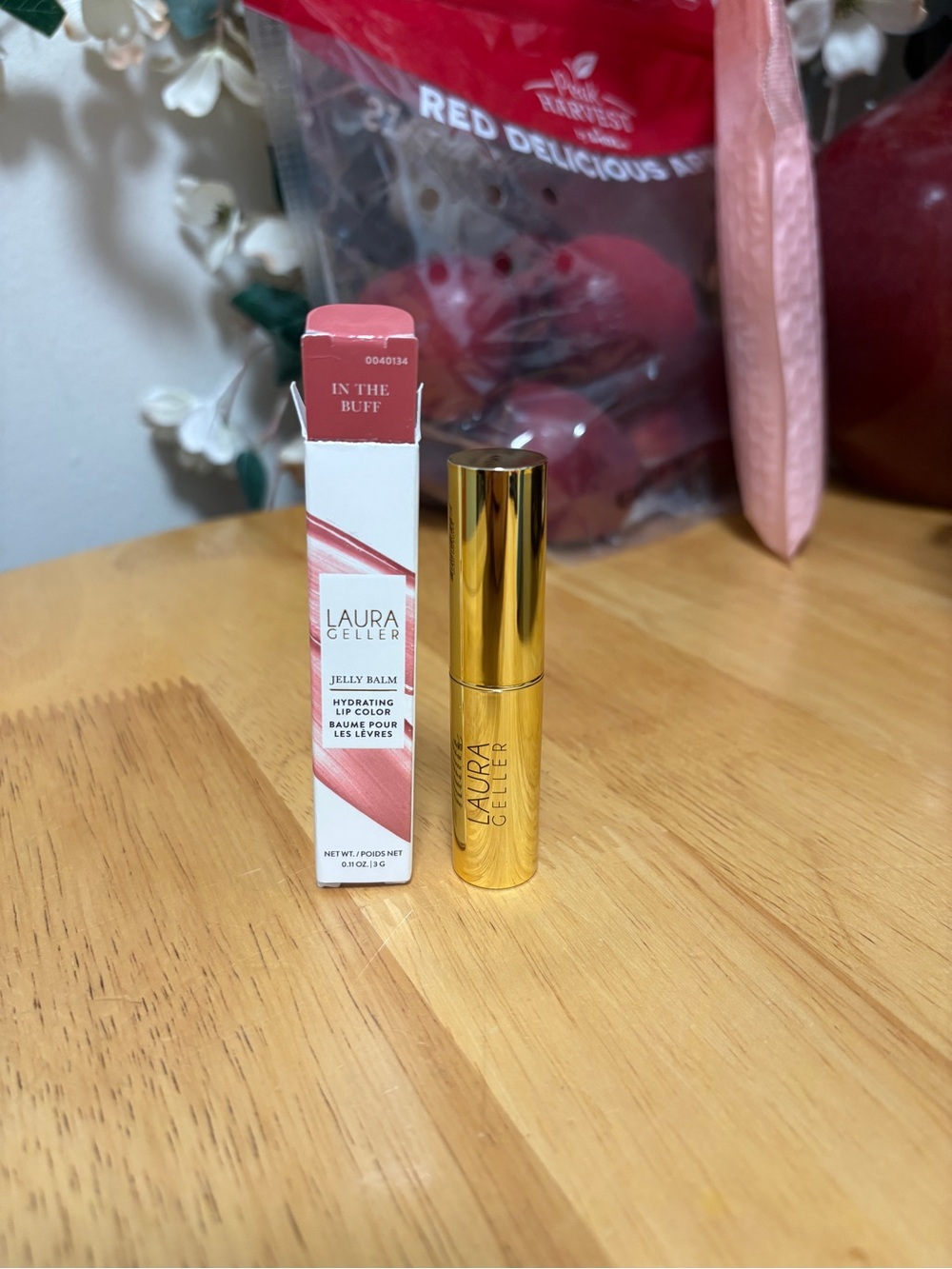 Laura Geller ~ Jelly Balm Hydrating Lip Color ~ IN THE BUFF, 0.11oz, BNIB, New